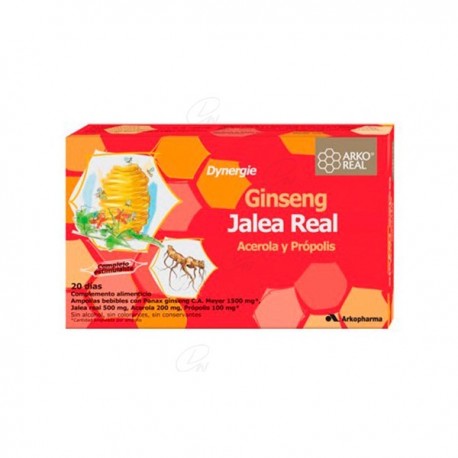 Jalea Real vitaminada. 20 ampollas arkoreal