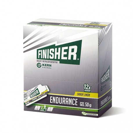 Finisher® Endurance Gel Energético Sabor Limón 12 Sobres De 50g