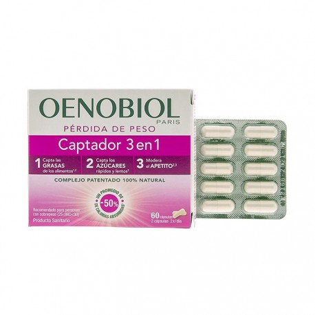 Oenobiol Captador 3 en 1 60 Cápsulas