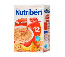 NUTRIBEN DESAYUNO PAPILLA DE TRIGO CON FRUTA 900