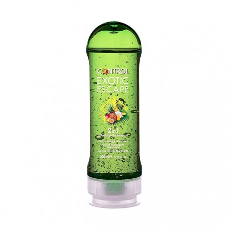  Control Exotic Escape Gel de Masaje Verde 200 ml