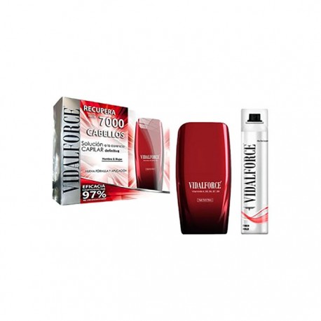 Vidalforce Fibra Cabello 25g + Fijador 100 ml Rubio Medio