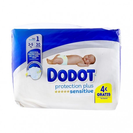 Dodot Protection Plus Sensitive T1 2-5kg 30uds.