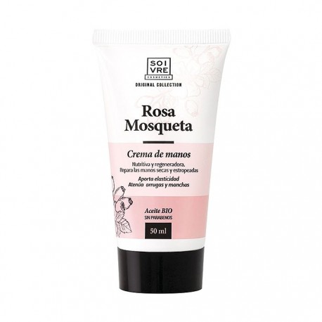 Soivre crema de manos rosa mosqueta 100% pura 50ml