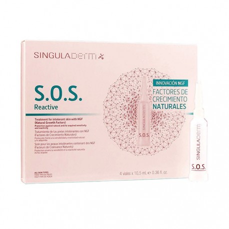 Singuladerm S.O.S Reactive 4 viales x 10,5ml