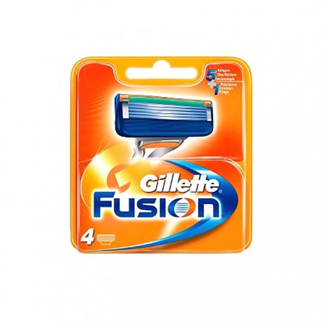 Gillette Fusion Cargador Pack 4u.