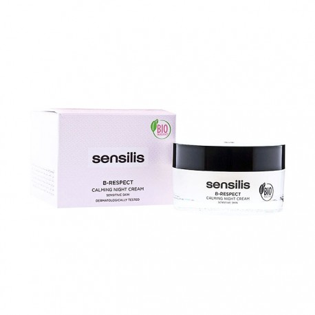 Sensilis b-respect crema calmante de noche 50 ml.