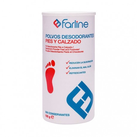 Farline Polvos Desodorante Pies 100g