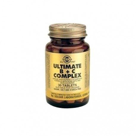 Solgar Ultimate B C Complex 30 Comp