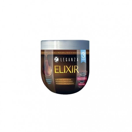 Leganza Crema mascarilla capilar con dispensador con Mousse de Chocolate 1000ml