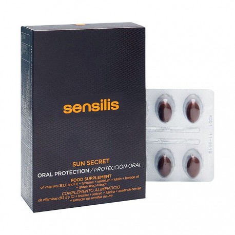 Sensilis Sun Secret protección oral 30 comprimidos
