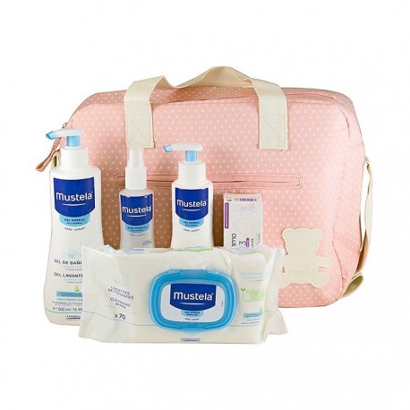 Mustela bolsa mis primeros productos rosa