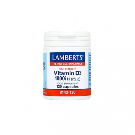 Lamberts Vit D3 1000 Iu 120 Cap