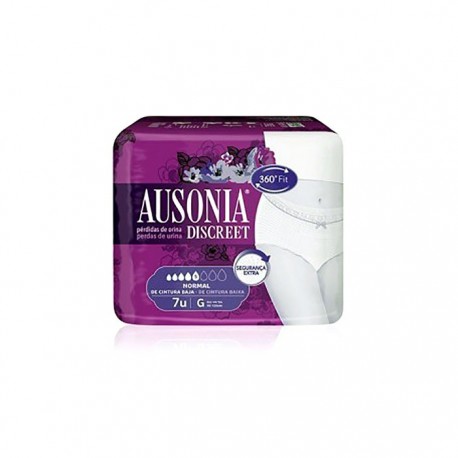 Ausonia Discreet Pérdidas De Orina 7u Talla G Normal Cintura Ba