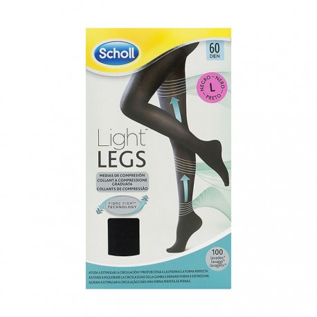 Scholl medias 60DEN color negro Talla L 1ud