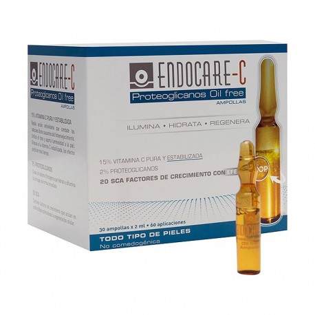 Endocare C Ampollas Proteoglicanos Oil-Free 30 Ampollas x 2 ml