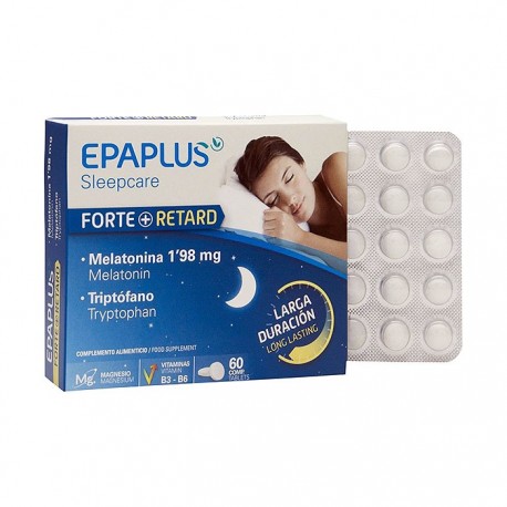 Epaplus Melatonina Forte+ Retard 1,98 mg y Triptófano