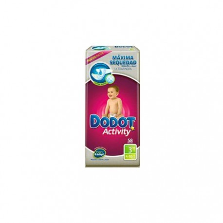 Dodot Activity T3 De 4 A 10 Kg 58 Unidades