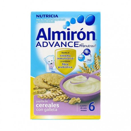 almiron advance cereales con galletas 500g