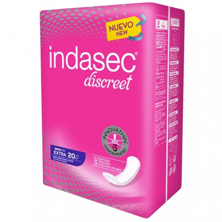 Indasec Discreet Normal para pérdidas leves 24u