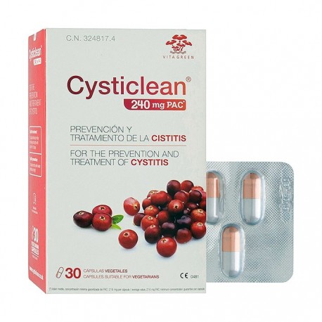 cysticlean 118 mg 30 comprimidos