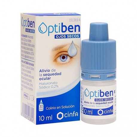 Optiben lágrimas artificiales para ojos secos 10 ml