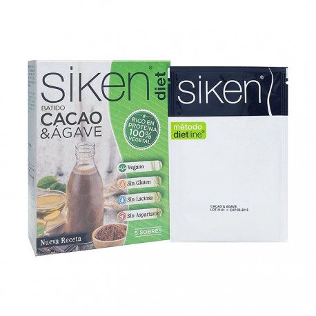 Siken Diet Cacao & Ágave 5 sobres
