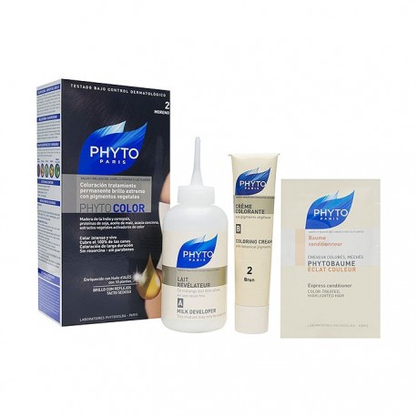 Phyto tinte color 2 moreno 1ud