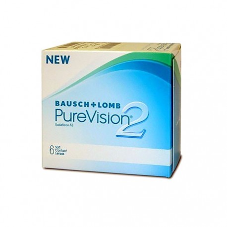 Bausch & Lomb PureVision® 2 6uds dioptrías -02.00 radio 8.6