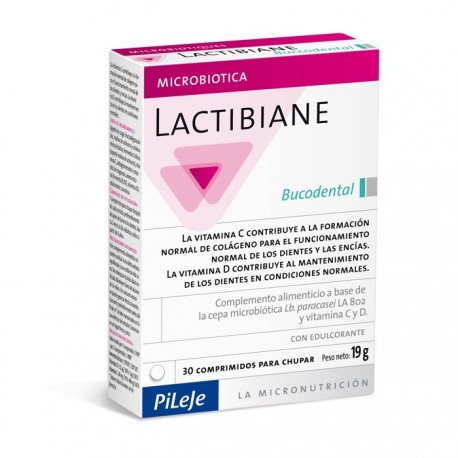 LACTIBIANE BUCODENTAL 30 pastillas