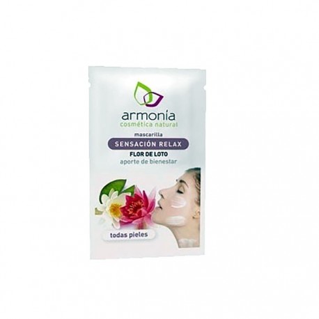 Armonía Mascarilla Facial Sensación Relax Flor de Loto 10gr