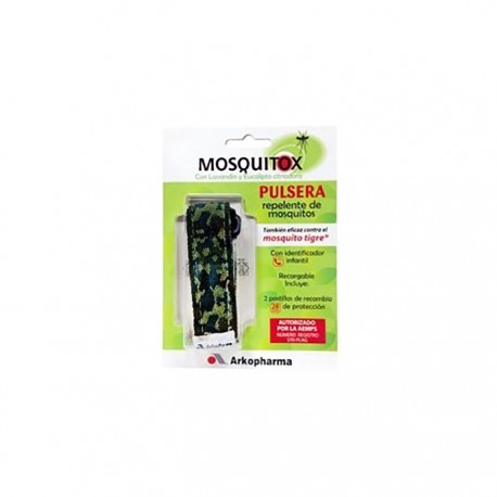 Mosquitox pulsera anti-mosquitos + 2 pastillas
