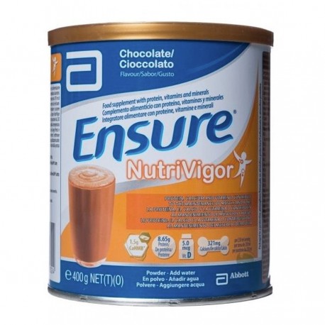 ensure nutrivigor 400 g lata chocolate