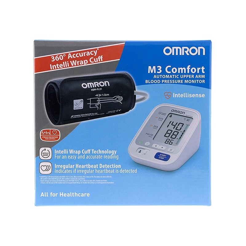 Omron m3 comfort tensiometro digital automático brazo - Farmacia en Casa  Online