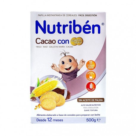 Nutribén Cacao con Galletas María 500gr