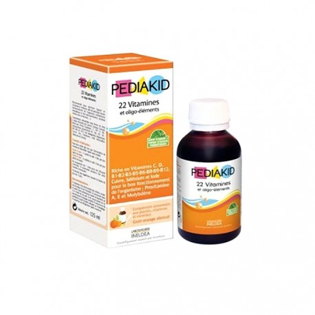 Pediakid jarabe 22 vitaminas y oligoelementos 125ml