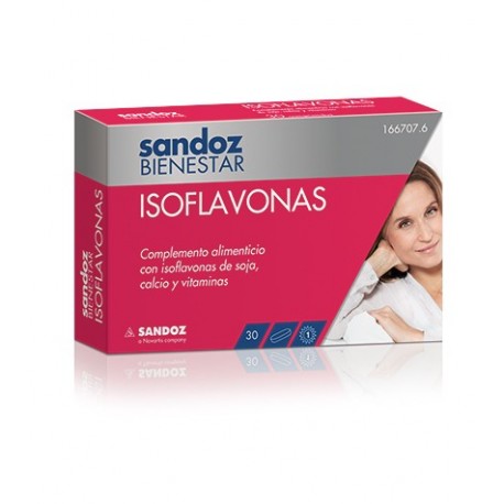 sandoz bienestar isoflavonas 30 comp