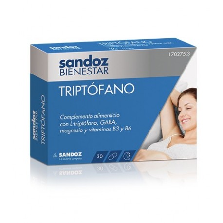 sandoz bienestar triptofano 30 capsulas