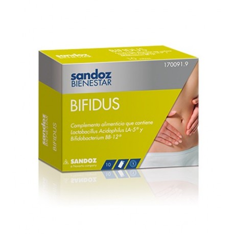 sandoz bienestar bifidus monodosis 10 sobres