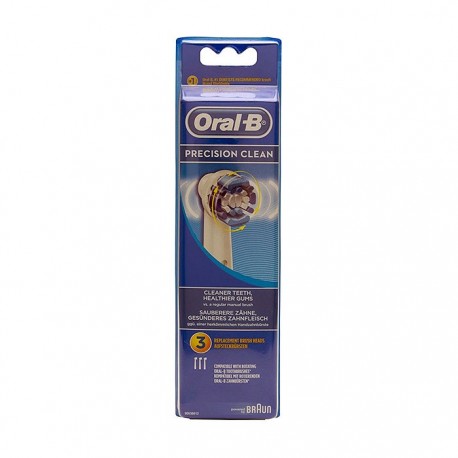 recambio cepillo eléctrico oral b precision clean 3 rec.