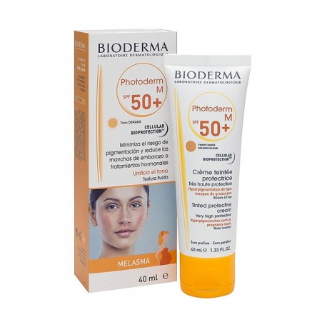 Bioderma Photoderm M SPF50+ crema color dorado 40ml