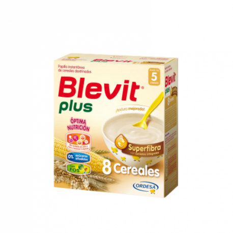 Blevit Plus 8 Cereales Óptima Nutrición Superfibra 600g — Farmateca