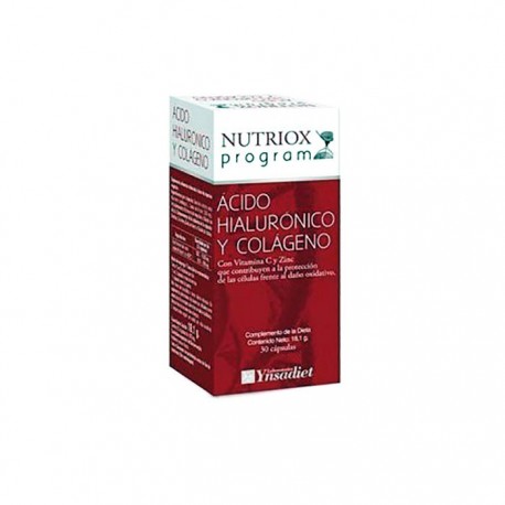 Ynsadiet colágeno + ácido hialurónico Nutriox 30cáps
