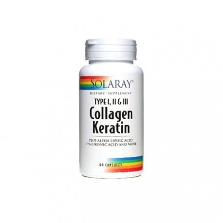 Solaray Collagen Keratin 60cáps