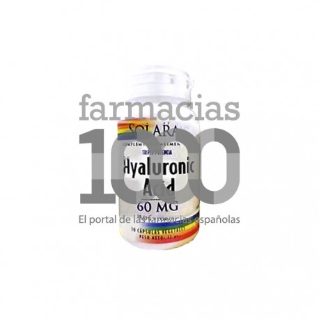 Solaray hyaluronic acid 60mg 30cáps