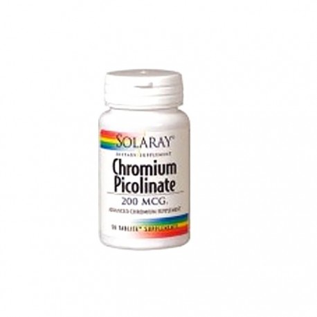 Solaray Chromium Picolinate 200 50 tabletas