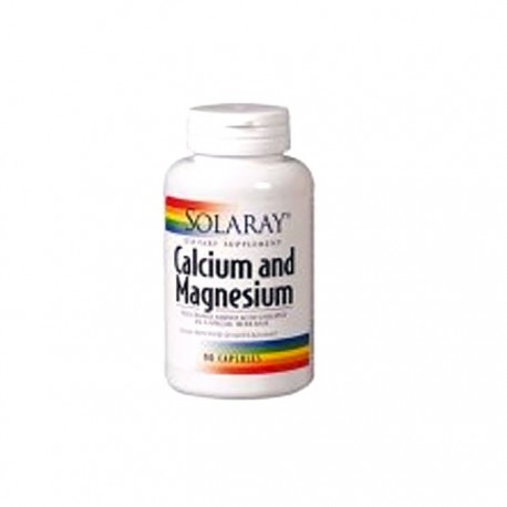 Solaray Calcium and Magnesium 90cáps
