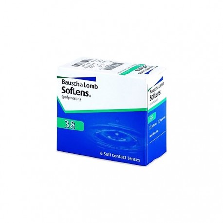 Bausch & Lomb SofLens 38 radio 8.7 dioptrías -4.50 6uds