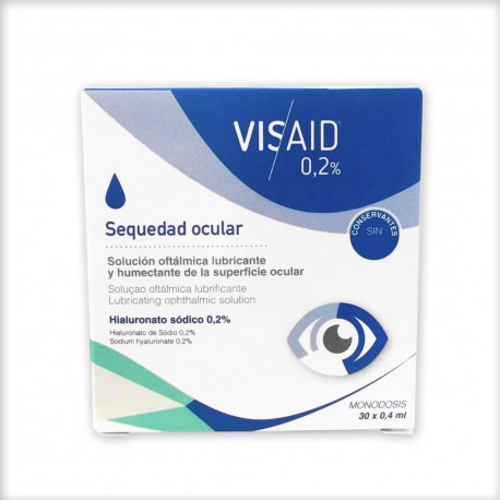 visaid 0.2% gotas oculares esteril 0.4 ml 30 monodosis