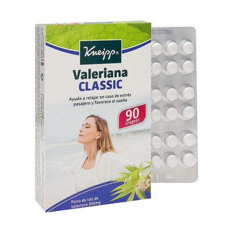 Kneipp valeriana classic 90 grageas